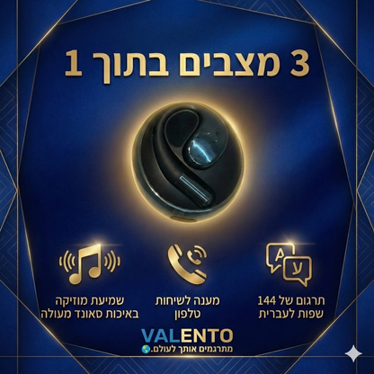 VALENTO-HEADPHONES™ - אוזניות תרגום!
