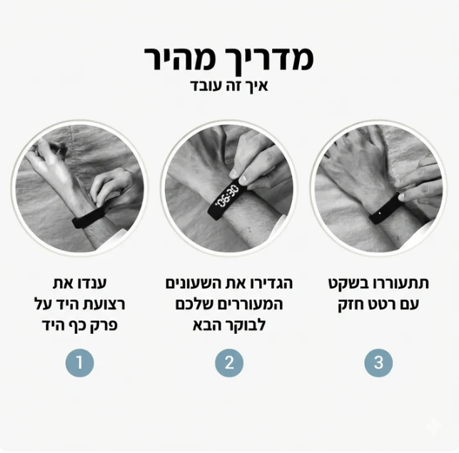 צמיד שעון מעורר - VALENTO